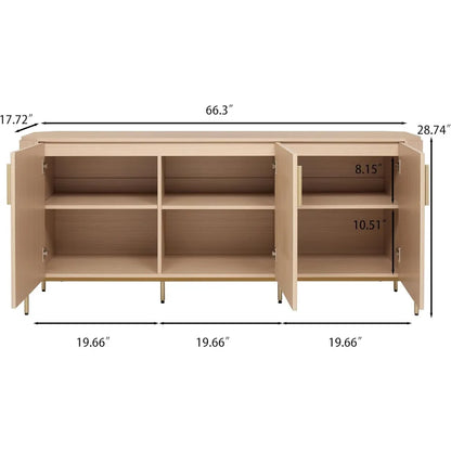 66.3" Sideboard Buffet Cabinet
