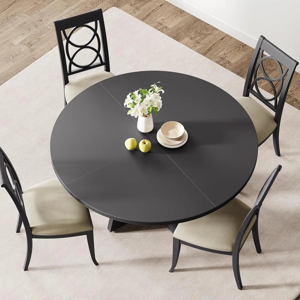 47-Inch Round Large Dining Table