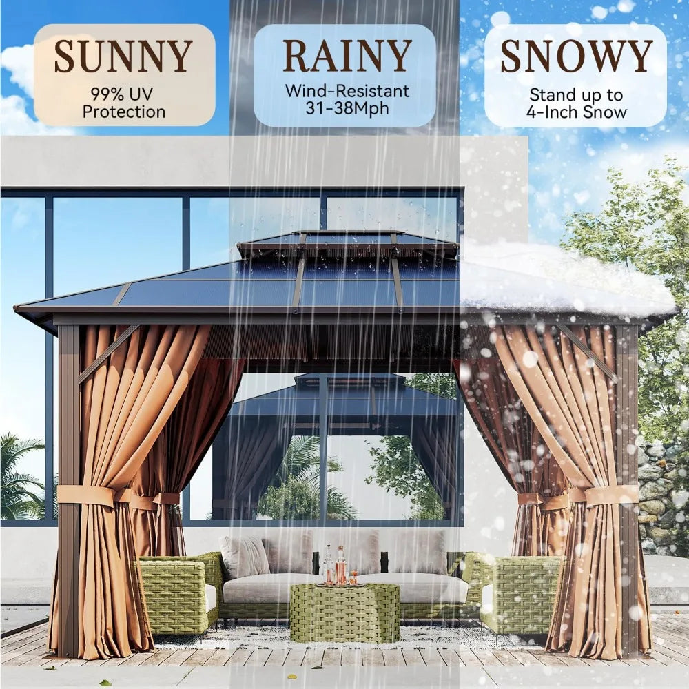 10x12ft Hardtop Gazebo