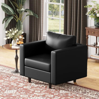 Faux Leather Single Sofa, chair, lounge chair, well made