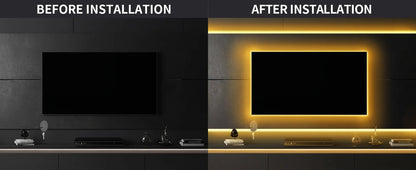 Warm White LED Strip Light 3000K 65000K With RF Remote