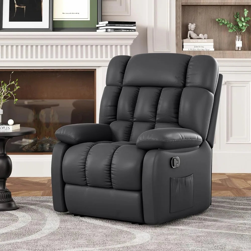 Rocking Recliner Chair with Side Pocket