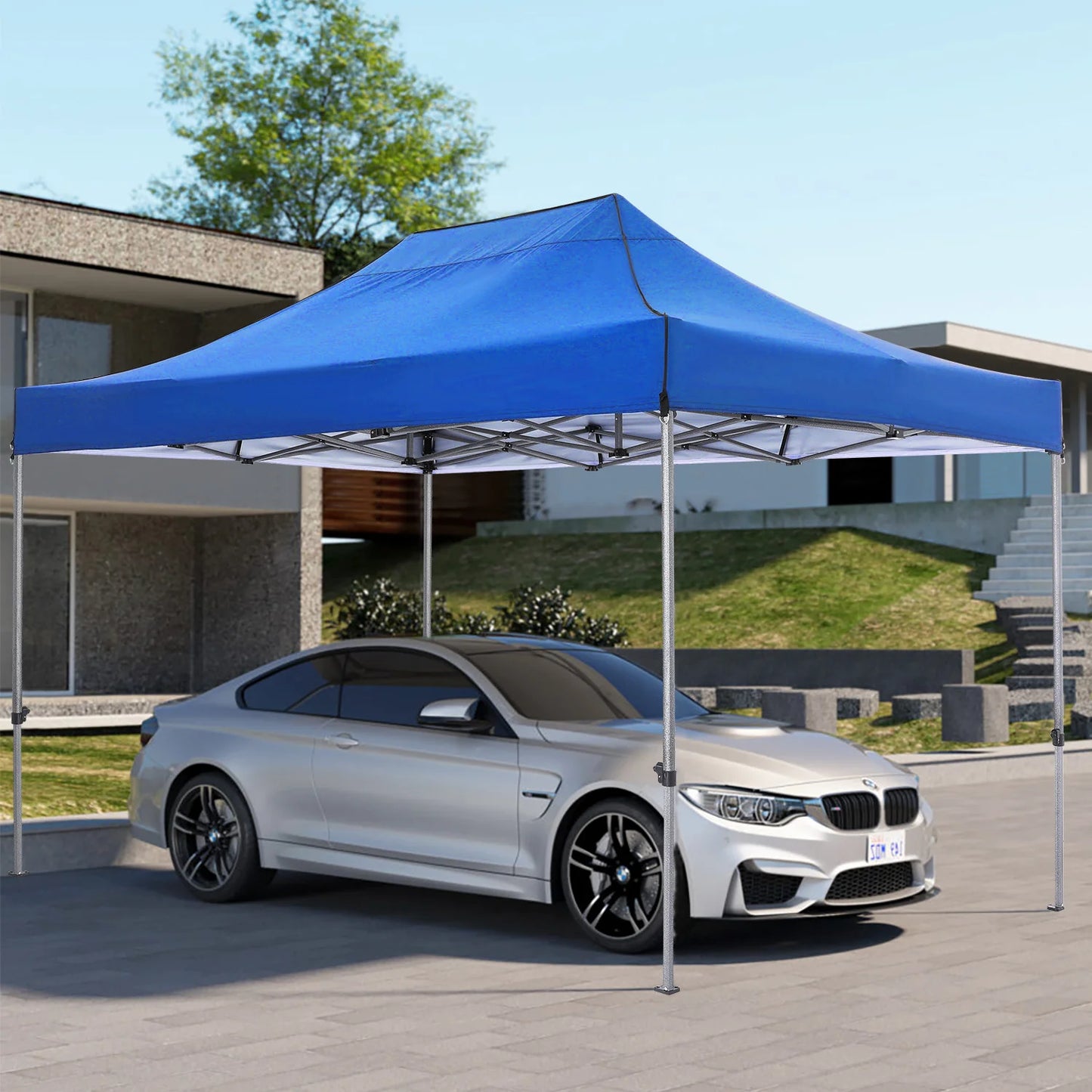 10x15 Heavy Duty Pop up Canopy Tent with 4 sidewalls