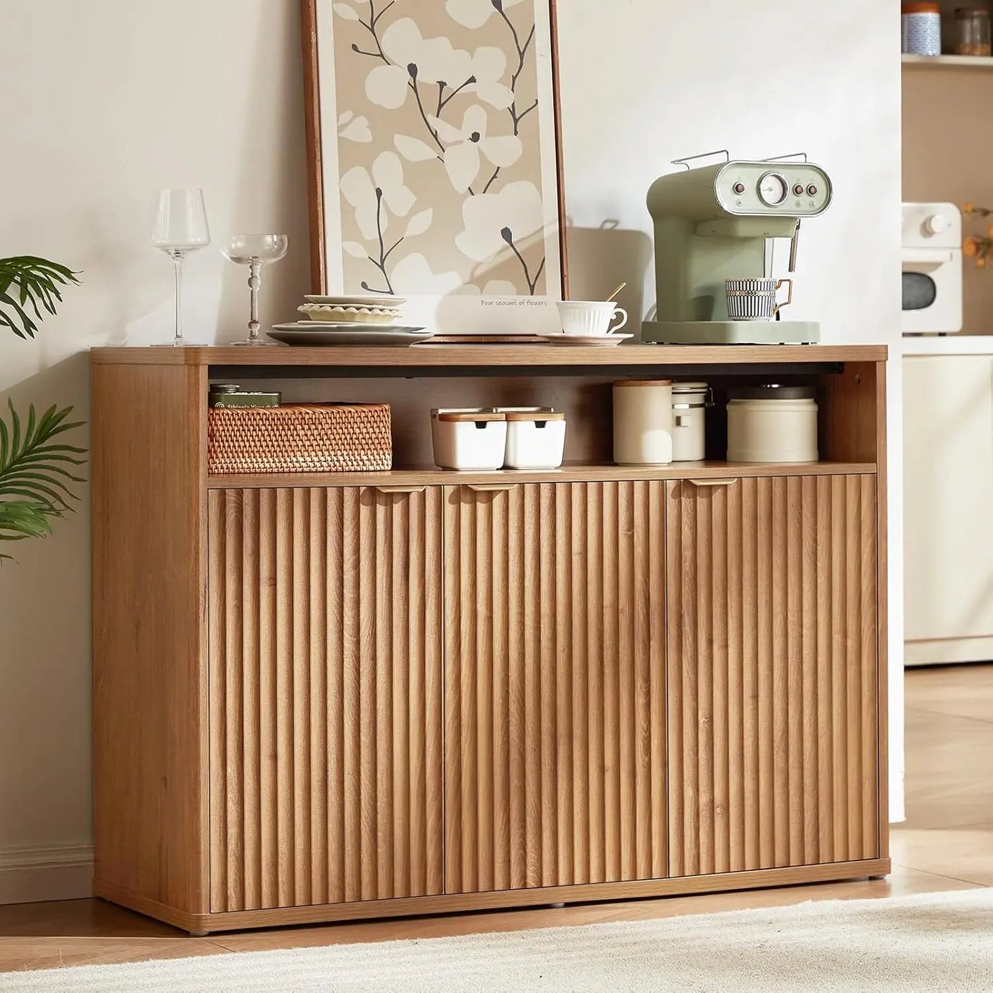 55" Wide Buffet Cabinet