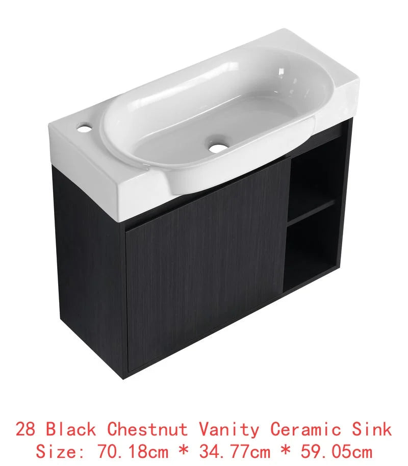 26" Wall-Mount Bathroom Vanity
