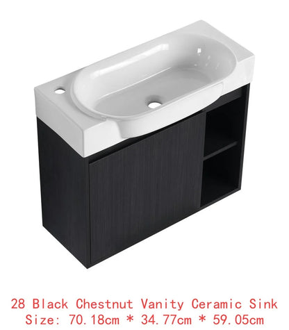 26" Wall-Mount Bathroom Vanity