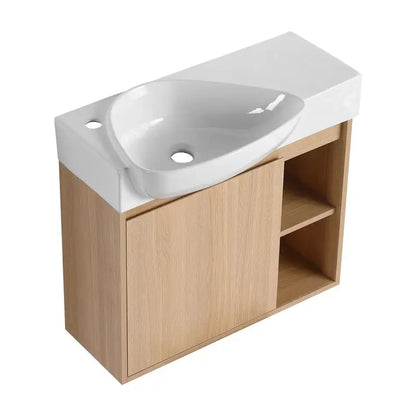 26" Wall-Mount Bathroom Vanity