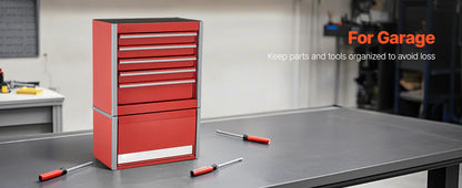 5-Drawer 8.6in Metal Tool Box
