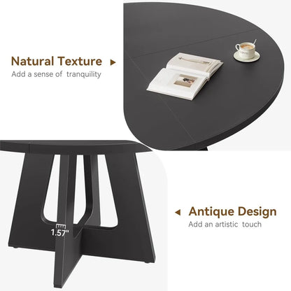 47-Inch Round Large Dining Table