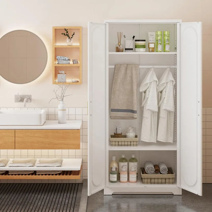71" Tall Metal Storage Cabinet