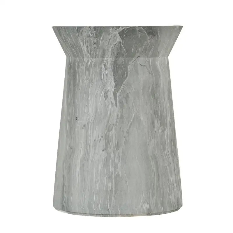 Faux Terrazzo Cement Outdoor End Table