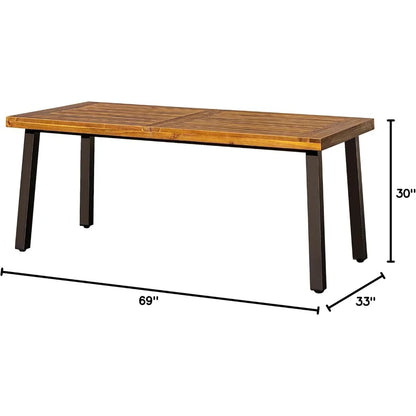 Acacia Wood Dining Table