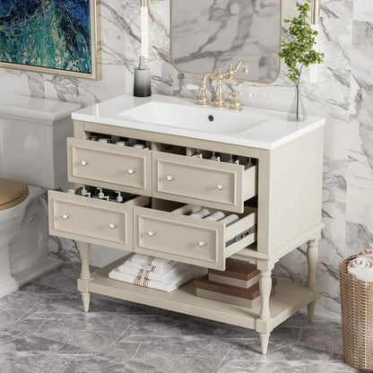 36" Bathroom Vanity with Sink