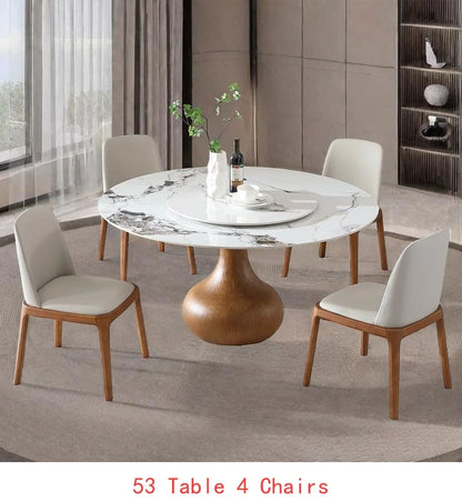 53" Round Sintered Stone Dining Table