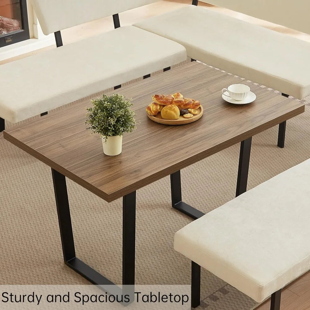 3-Piece Corner Dining Table Set