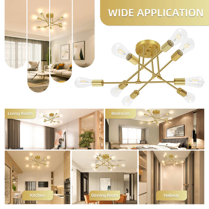 Modern Chandelier, dinning room, living room, ceiling light, led bulbs