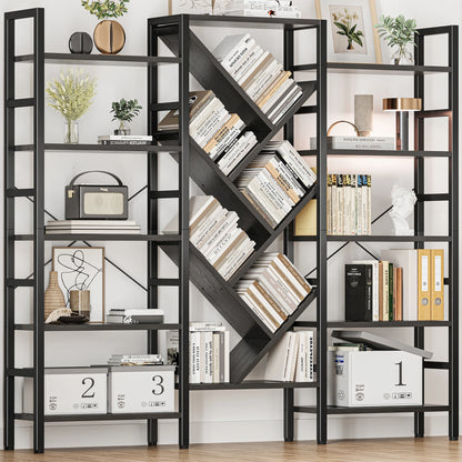 Triple 5 Tier Bookshelf