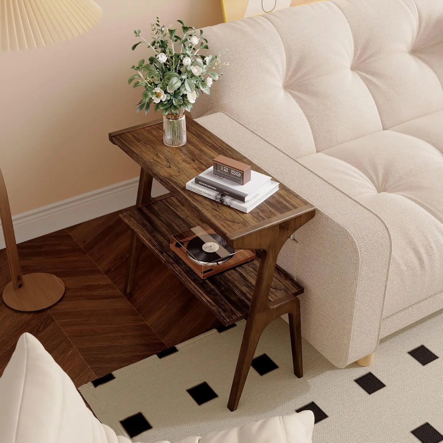 Solid Wood End Table
