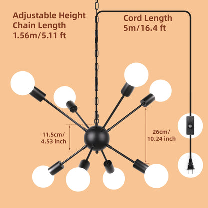 Modern Chandelier, dinning room, living room, ceiling light, led bulbs