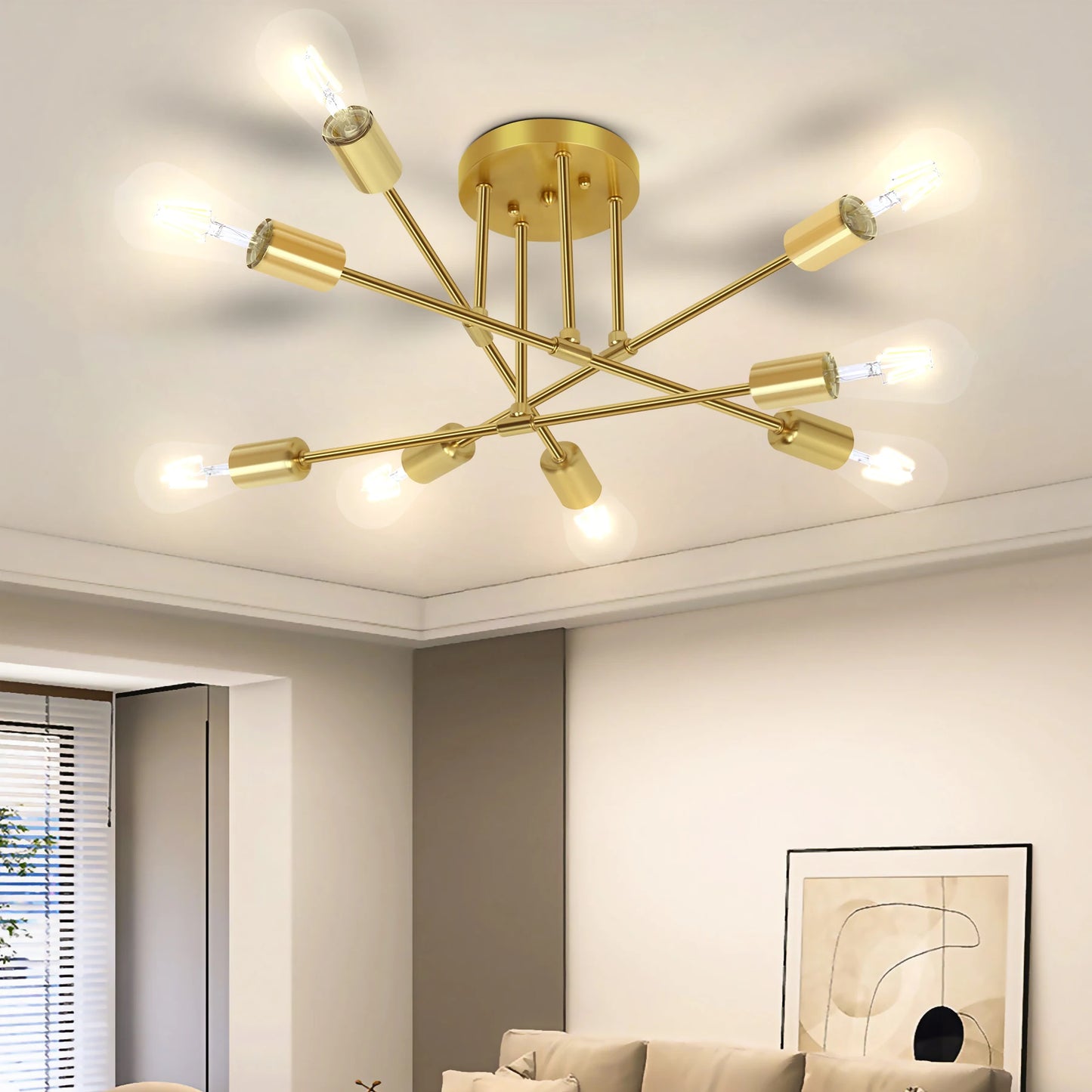 Modern Chandelier, dinning room, living room, ceiling light, led bulbs