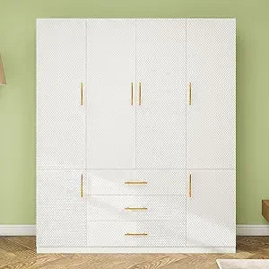 Wooden Closet with Mirror Door