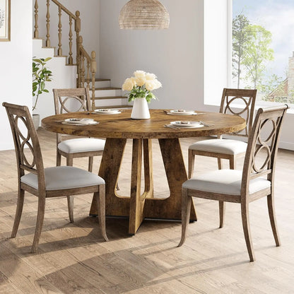 47-Inch Round Large Dining Table