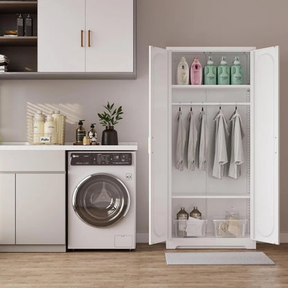 71" Tall Metal Storage Cabinet