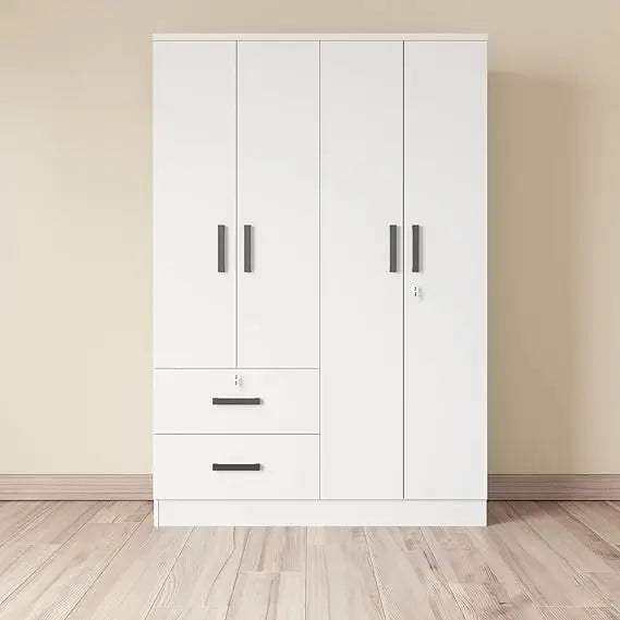 72" 4 Door Wardrobe