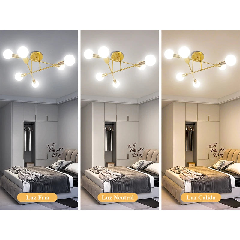 Modern Chandelier, dinning room, living room, ceiling light, led bulbs
