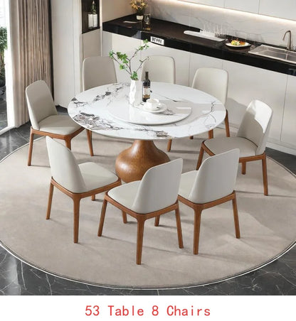 53" Round Sintered Stone Dining Table