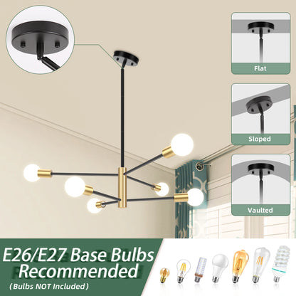 Modern Chandelier, dinning room, living room, ceiling light, led bulbs