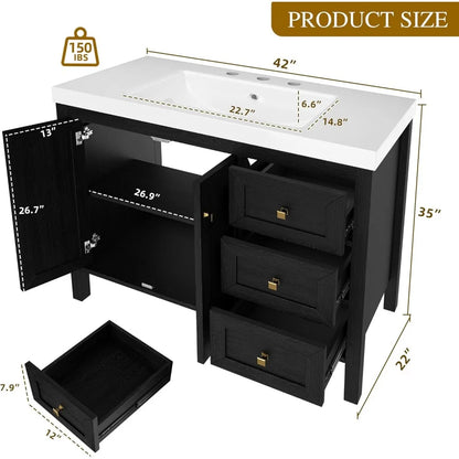 42" Bathroom Vanity with Sink
