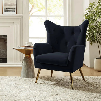 Home Velvet Accent Chair
