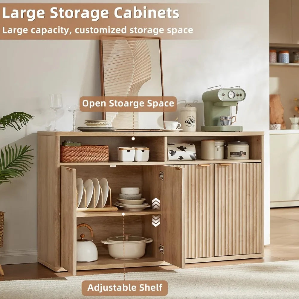 55" Wide Buffet Cabinet