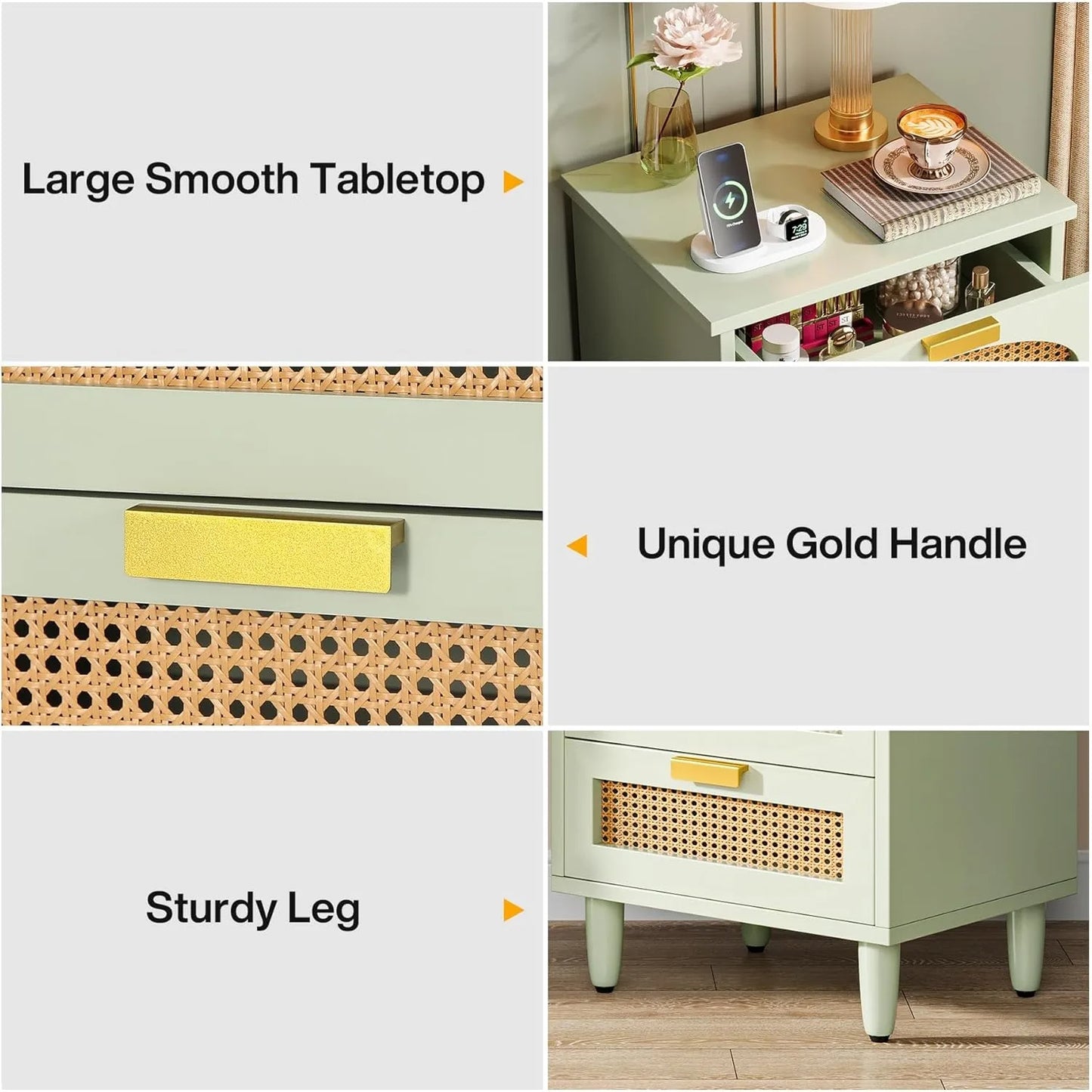 Mint Green Nightstand