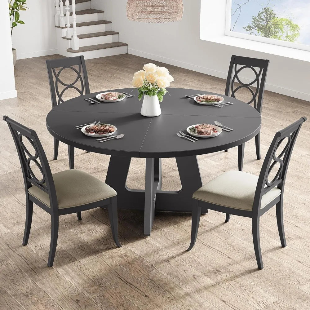 47-Inch Round Large Dining Table
