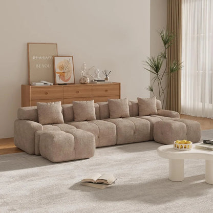 135.4" 6-Piece Sectional Sofa