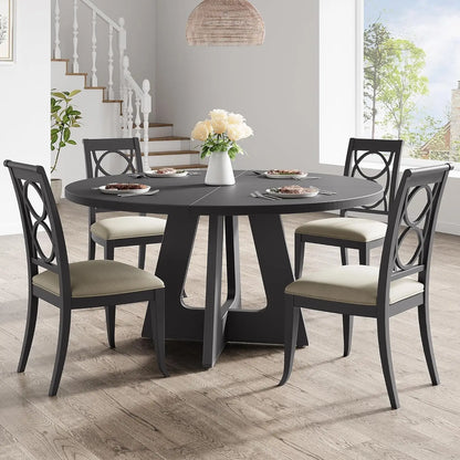 47-Inch Round Large Dining Table