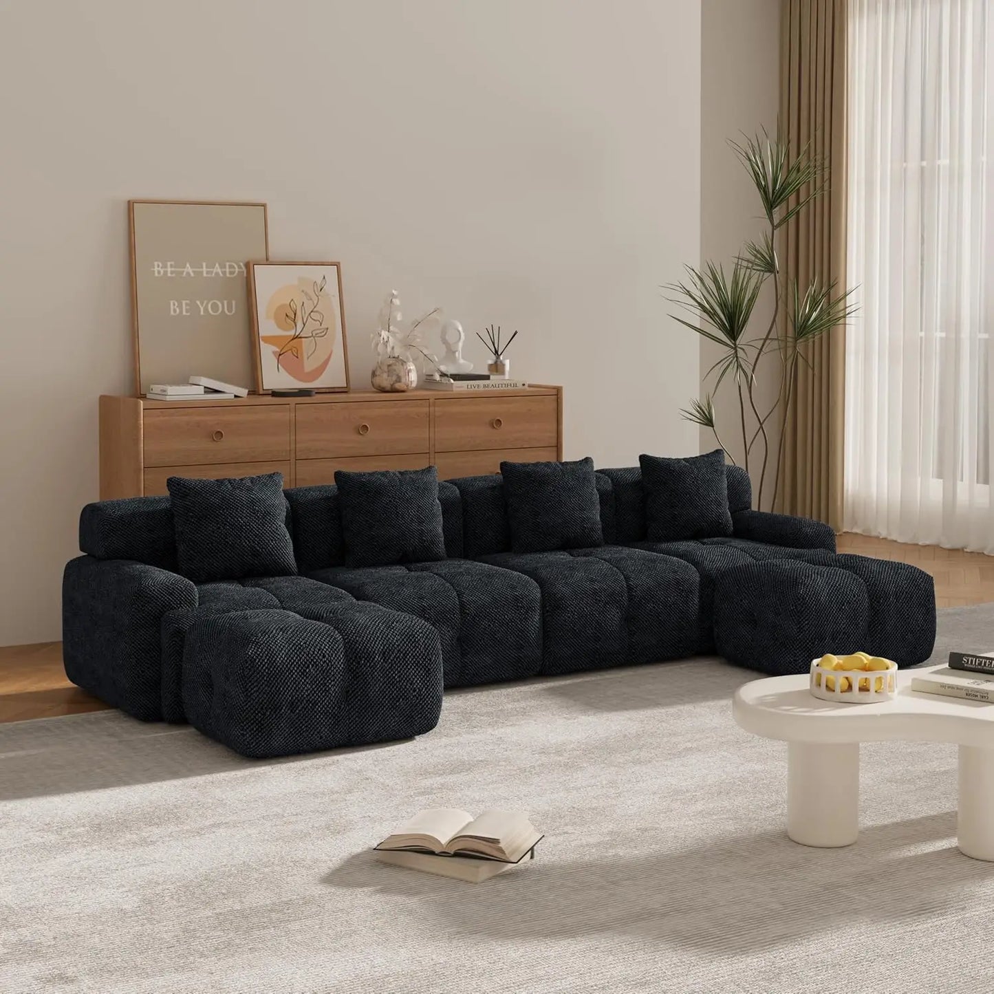 135.4" 6-Piece Sectional Sofa