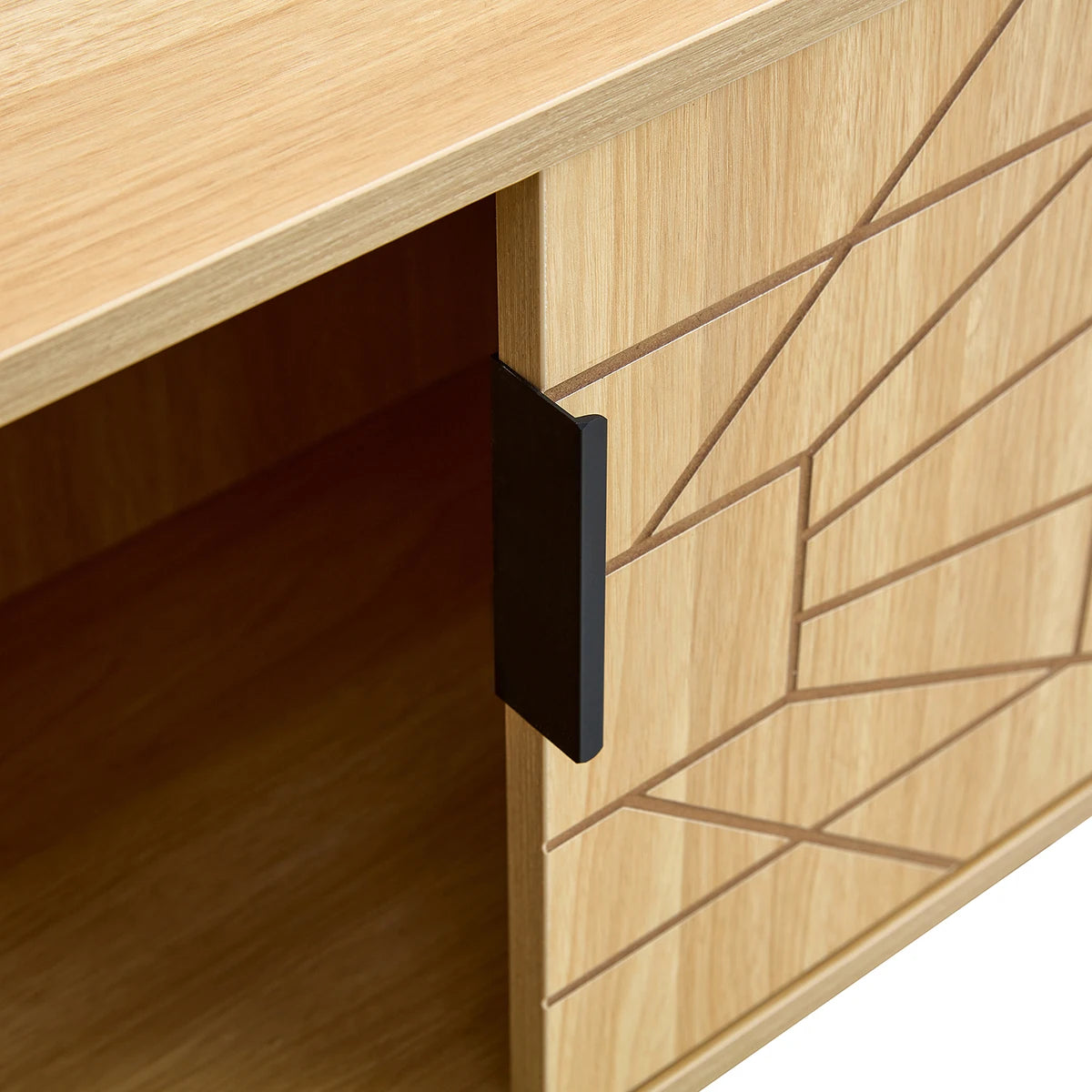Wooden Mid Century Storage Sofa Table