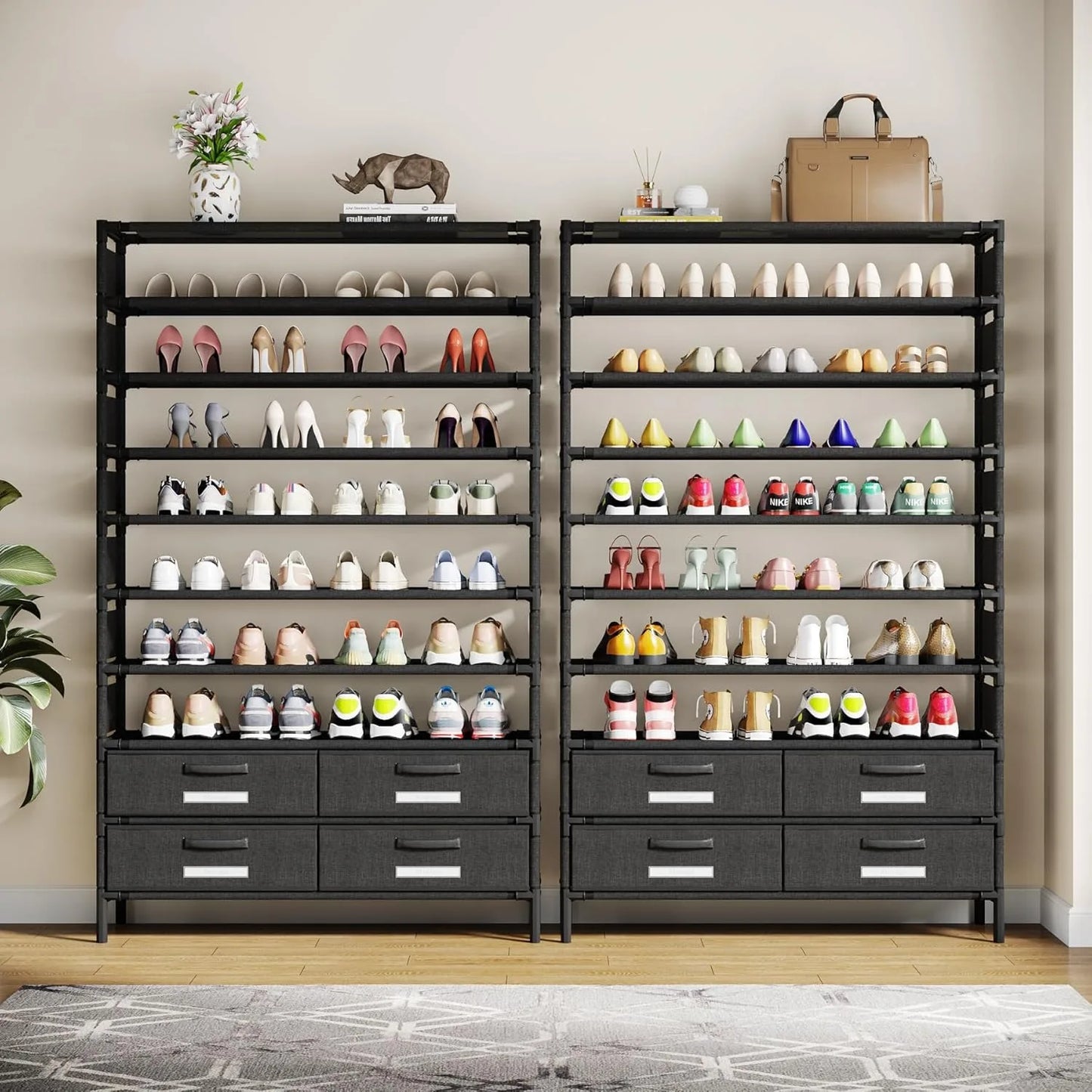 Bookshelf with Bins