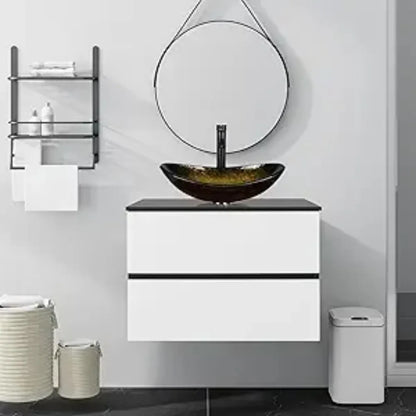 30" Wall Mounted Bathroom Vanity