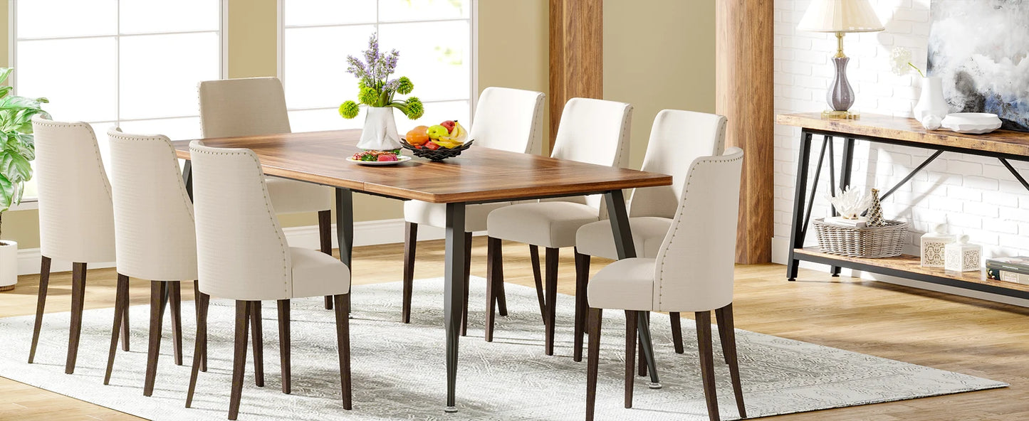 70.9 Inch Large Dining Table for 6 to 8,