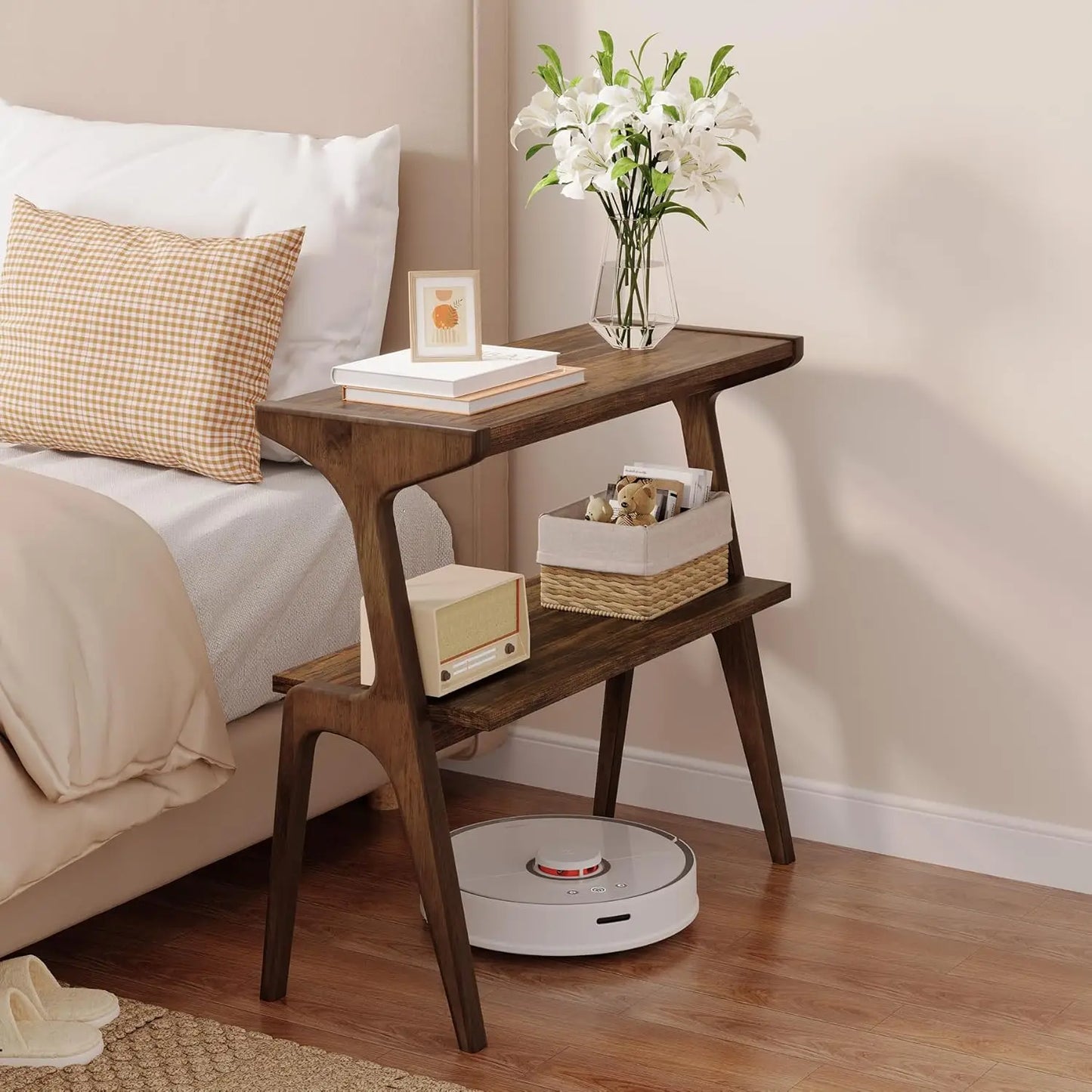 Solid Wood End Table