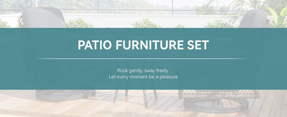 3 Pieces Patio Furniture Set