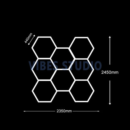 Ultra Bright 6500K Cool White Hexagon LED Lighting