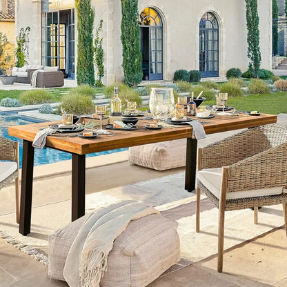Acacia Wood Dining Table