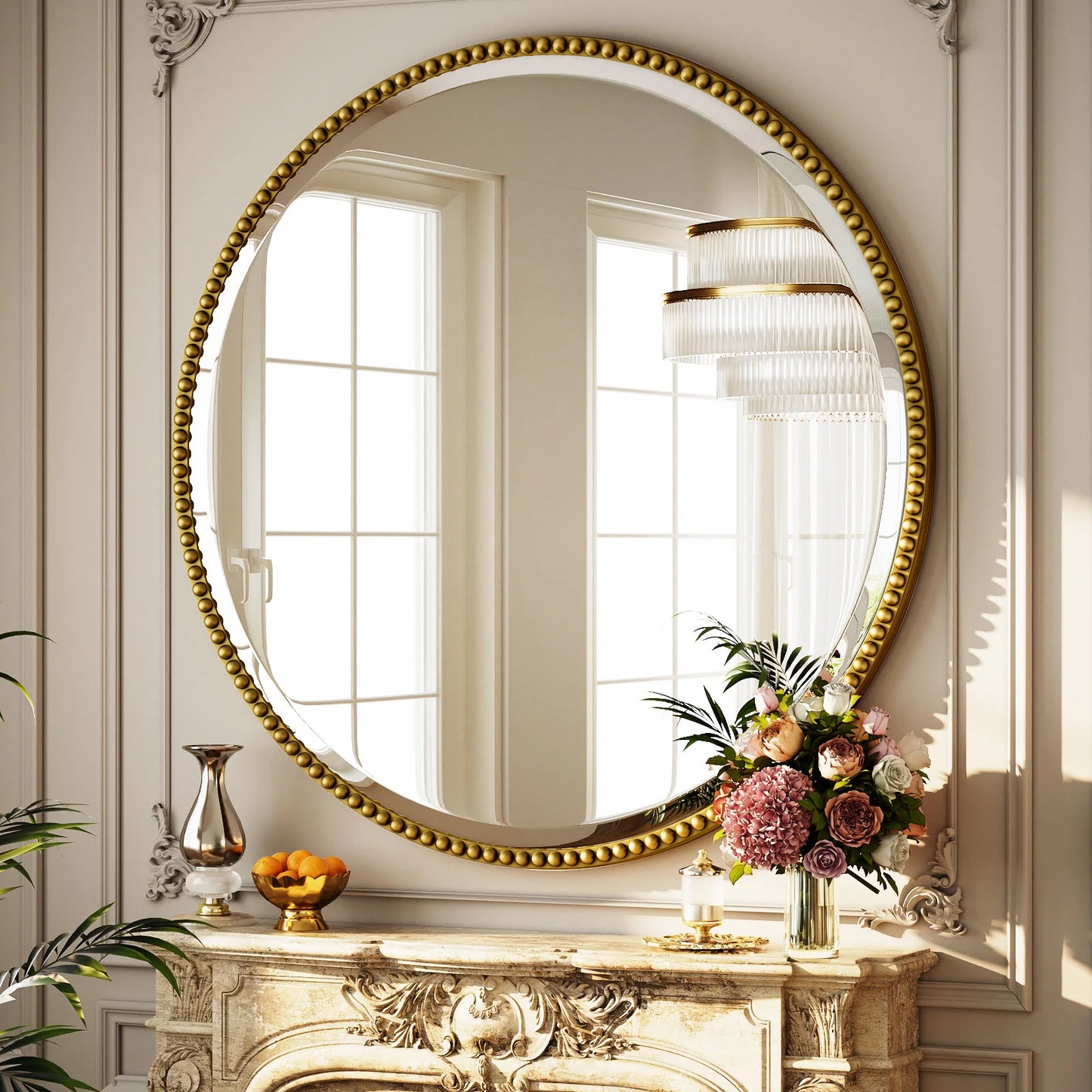 Round Bathroom Mirror Vanity