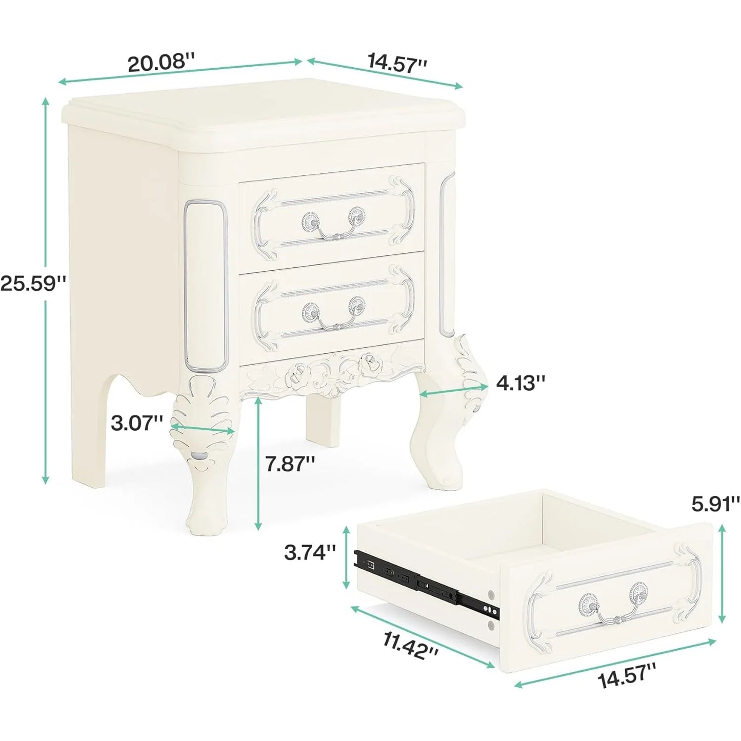 White Nightstand