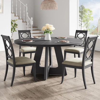 47-Inch Round Large Dining Table